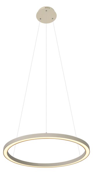Lampada a Sospensione di Design Beige 60cm incl. LED Dimmerabile a 3 Livelli - Girello