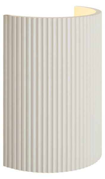 Lampada da parete scandinava beige ovale - Plaster
