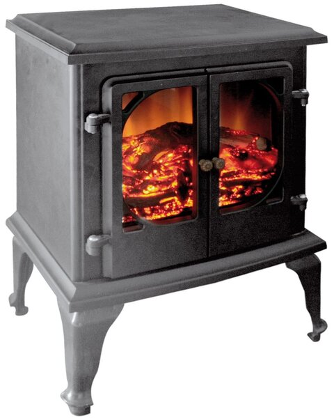 Niklas Camino elettrico 2000W elettrostufa 47x31xH63cm riscaldamento casa design NIKLAS