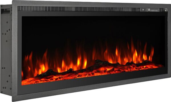 Divina Fire Camino Elettrico Caminetto da Parete a Incasso Frontale CHICAGO130 L127xP14xH45 - DF103966