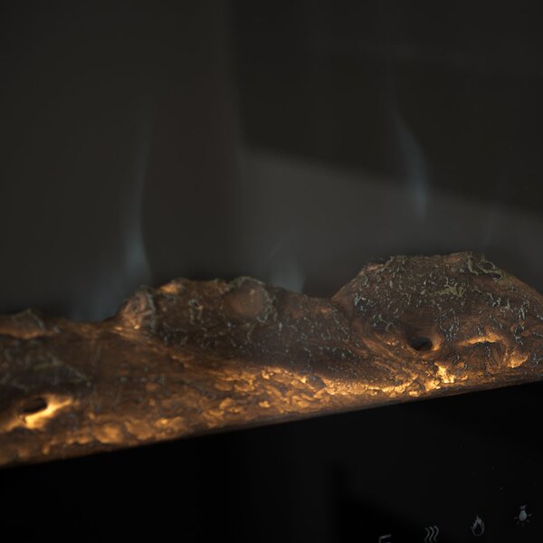 Divina Fire Camino elettrico caminetto da parete a incasso Chicago 101.6x14x54.6 h - DF91387