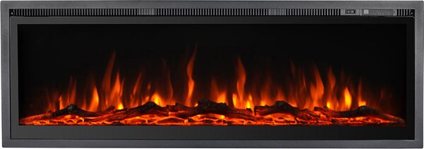 Divina Fire Camino Elettrico Caminetto da Parete a Incasso Frontale CHICAGO130 L127xP14xH45 - DF103966