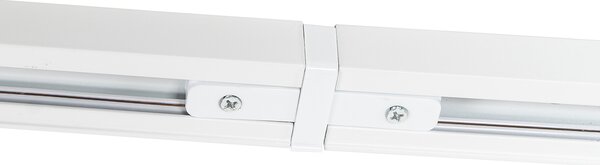 Sistema di illuminazione a binario Smart con 10 faretti bianchi monofase incl. 10 Wifi GU10 50mm - Iconic Jeana