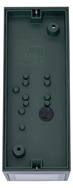 Lampada da parete moderna verde scuro 2 luci GU10 70mm IP54 - Baleno