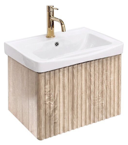 Mobile bagno con lavabo Rea DB85-50-3 Orio Light 50cm