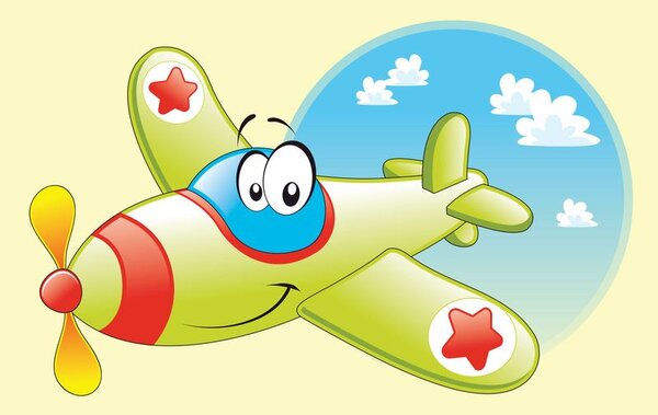 Stampa su tela – Aeroplanino coraggioso