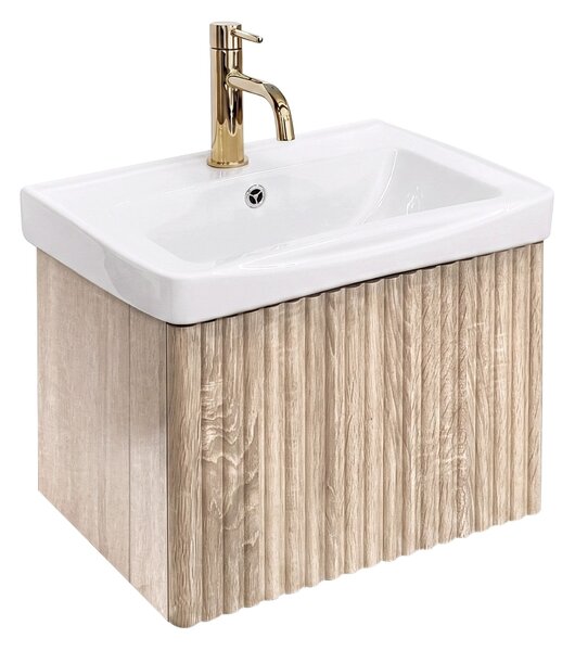 Mobile bagno con lavabo Rea DB85-50-3 Orio Light 50cm