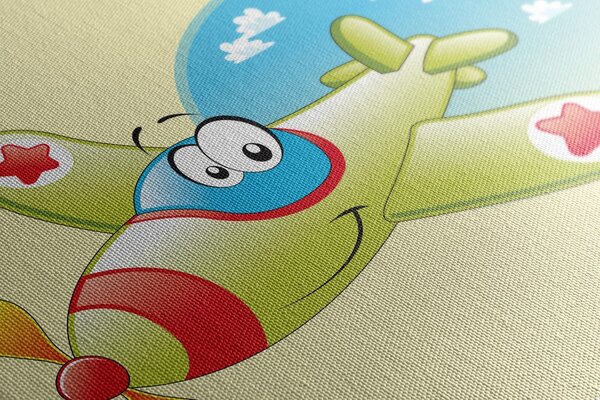 Stampa su tela – Aeroplanino coraggioso