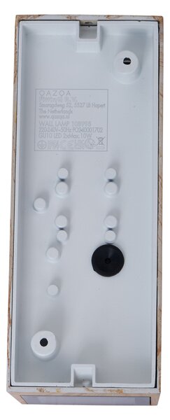 Lampada da parete scandinava in legno 2 luci GU10 70mm IP54 - Baleno