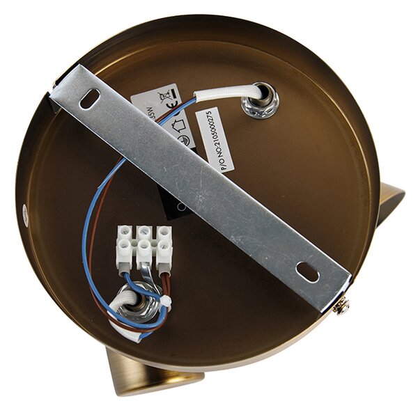 Faretto da soffitto rotondo bronzo orientabile e girevole - Karin 2