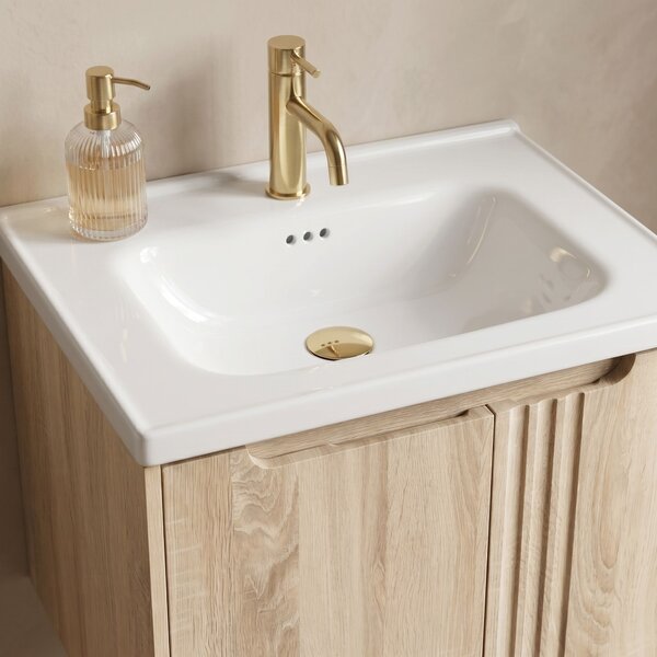 Mobile bagno con lavabo Rea Rivo DB86-60L-3 Light 60cm