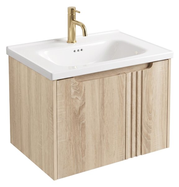 Mobile bagno con lavabo Rea Rivo DB86-60L-3 Light 60cm