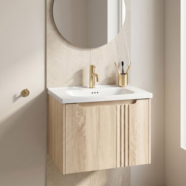 Mobile bagno con lavabo Rea Rivo DB86-60L-3 Light 60cm