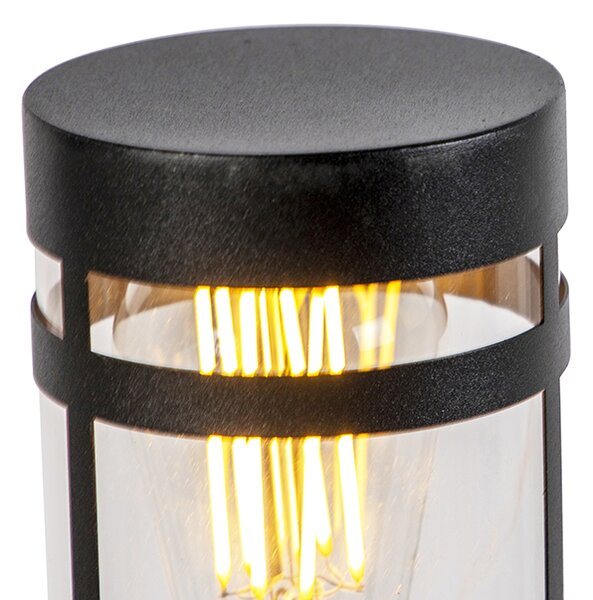 Lampioncino esterno moderna nero 80 cm IP44 - GLEAM