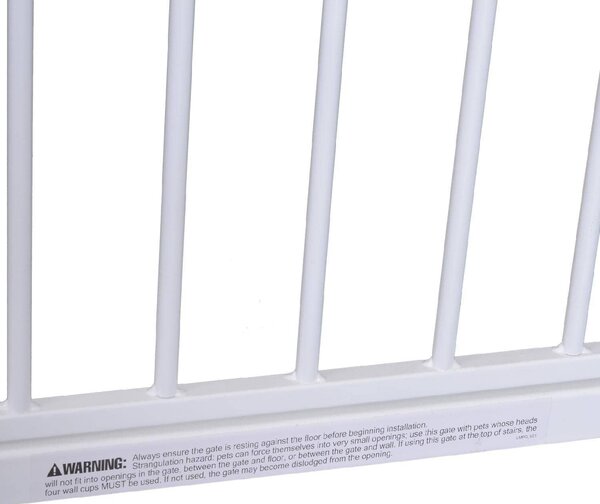 AllMyPets Cancelletto per Cani colore Bianco 76 x 72-82 cm - D71AMP59