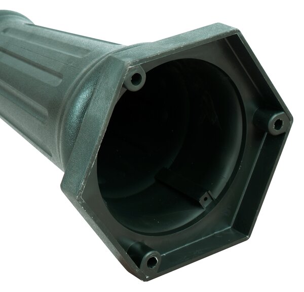 Lanterna da esterno classica verde scuro 217 cm 3 luci IP44 - New Haven