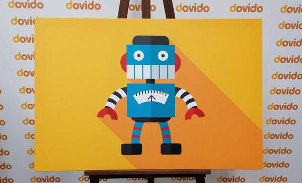 Stampa su tela – Robot allegro