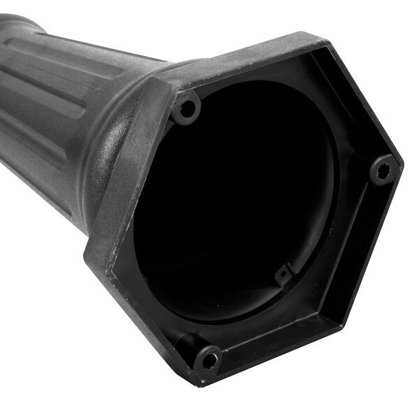 Lampione da esterno classico nero 217cm IP44 - New Haven Hammered