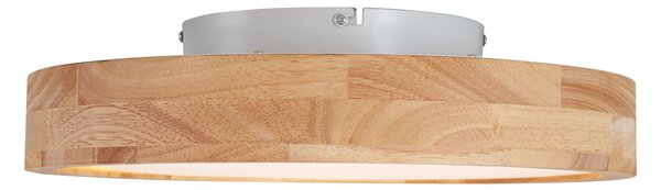 Plafoniera scandinava in legno 40 cm con LED dimmerabile - Pecker