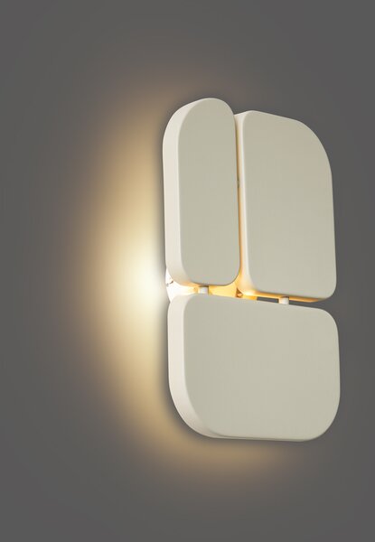 Lampada da parete di design beige a 3 luci - Planes