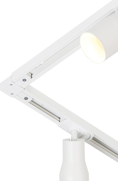 Sistema di illuminazione a binario moderno con 5 faretti bianco 1-Fase - Iconic Kohua