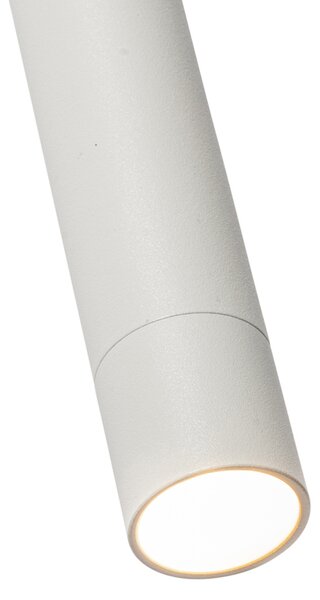 Sistema di illuminazione a binario moderno con 5 luci a sospensione bianco 1 fase - Iconic Frini