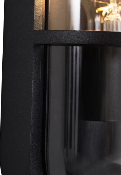 Lampada da parete per esterni nera ovale IP65 - Target