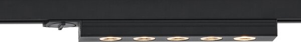 Plafoniera moderna nera per sistema a binario monofase 5W 370 lm 3000K - Iconic Tsiri