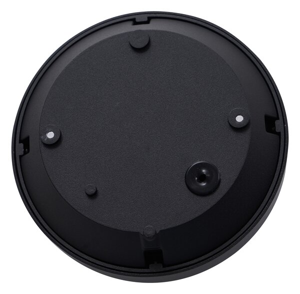 Lampada da parete per esterni nera rotonda IP65 - Target