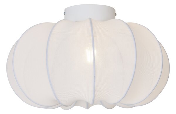 Plafoniera Japandi bianca 37 cm - Plu Asyesha