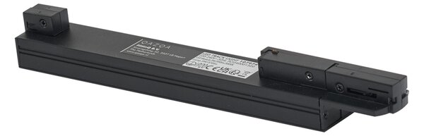 Plafoniera moderna nera per sistema a binario monofase 5W 370 lm 3000K - Iconic Tsiri