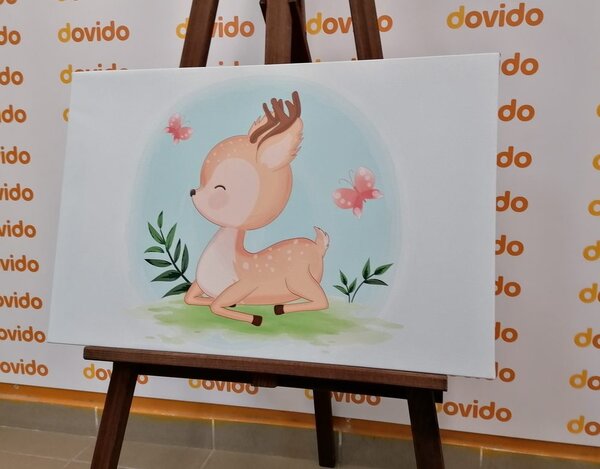 Stampa su tela – Cerbiatto adorabile