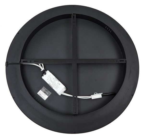 Plafoniera di design nera e bianca con LED dimmerabile a 3 livelli - Xavi