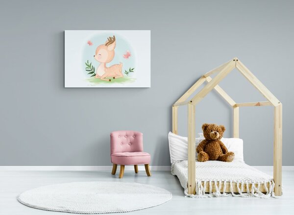 Stampa su tela – Cerbiatto adorabile