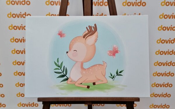 Stampa su tela – Cerbiatto adorabile