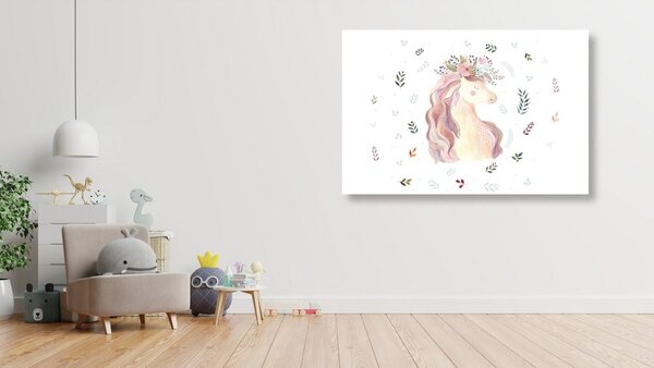Stampa su tela – Unicorno magico