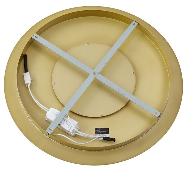 Plafoniera moderna oro 60cm incl. LED dimmerabile a 3 livelli - Morning