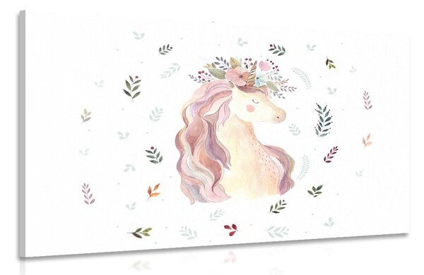 Stampa su tela – Unicorno magico