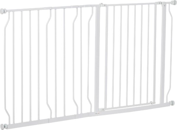 AllMyPets Cancelletto per Cani Estensibile da 75-145cm in Acciaio e ABS - 109V02D06