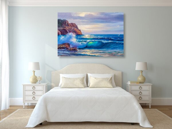 Quadro su tela – Mattina sul mare