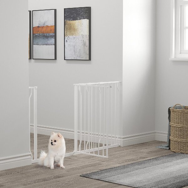 AllMyPets Cancelletto per Cani Estensibile da 75-145cm in Acciaio e ABS - 109V02D06