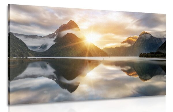 Quadro su tela – Splendida alba in Nuova Zelanda