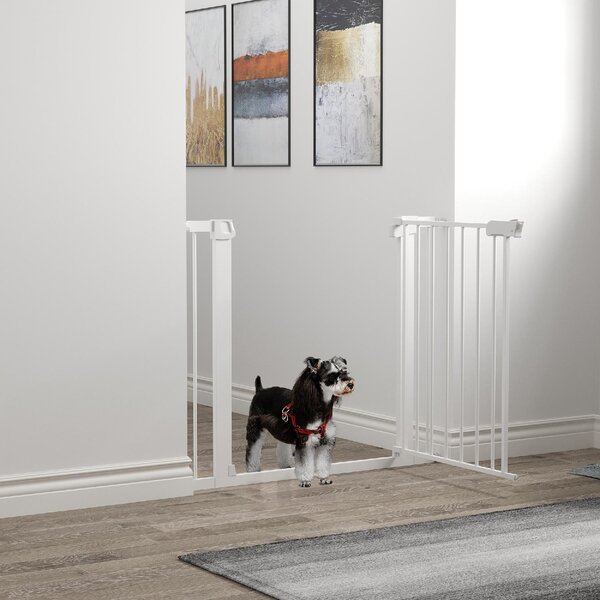 AllMyPets Cancelletto per Cani Fissaggio a Pressione Larghezza Regolabile 75-96cm