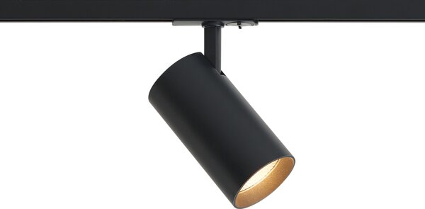 Faretto moderno nero per sistema a binario monofase con LED - Iconic Mark