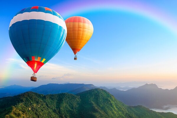 Quadro su tela – Mongolfiere avventurose