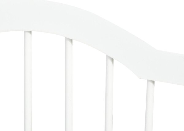 AllMyPets Cancelletto per Cani Pieghevole a 3 Sezioni in Legno 154.5x29.5x61cm Bianco