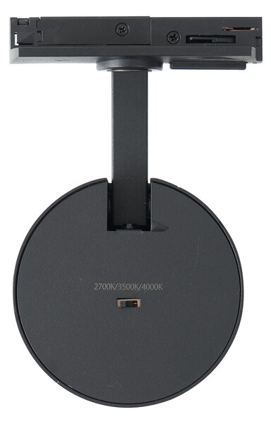 Faretto moderno nero per sistema a binario monofase con LED - Iconic Mark
