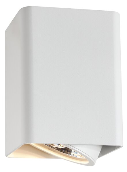 Faretto da superficie di design bianco GU10 70mm orientabile e inclinabile - Vox