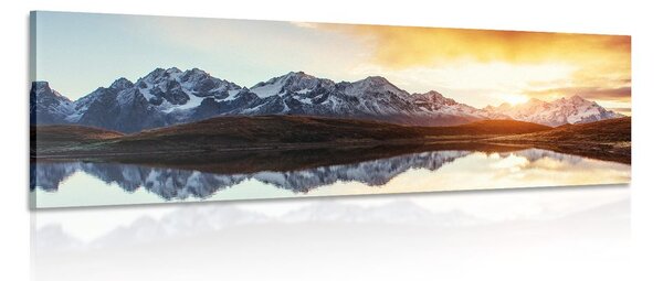 Quadro su tela – Splendido tramonto sulle montagne