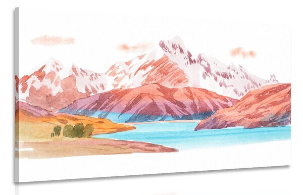Quadro su tela – Splendido paesaggio montano